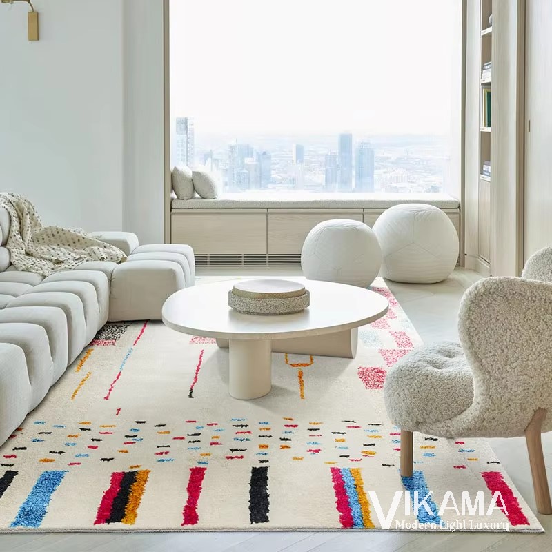 Commercial Dishwasher Table - VIKAMAห้องนั่งเล่นพรมส่วนบุคคลCreative Softโซฟาโต๊ะพรมขนาดใหญ่ห้องนอนเตียงTatamiชั้นMat Home Decor 양자