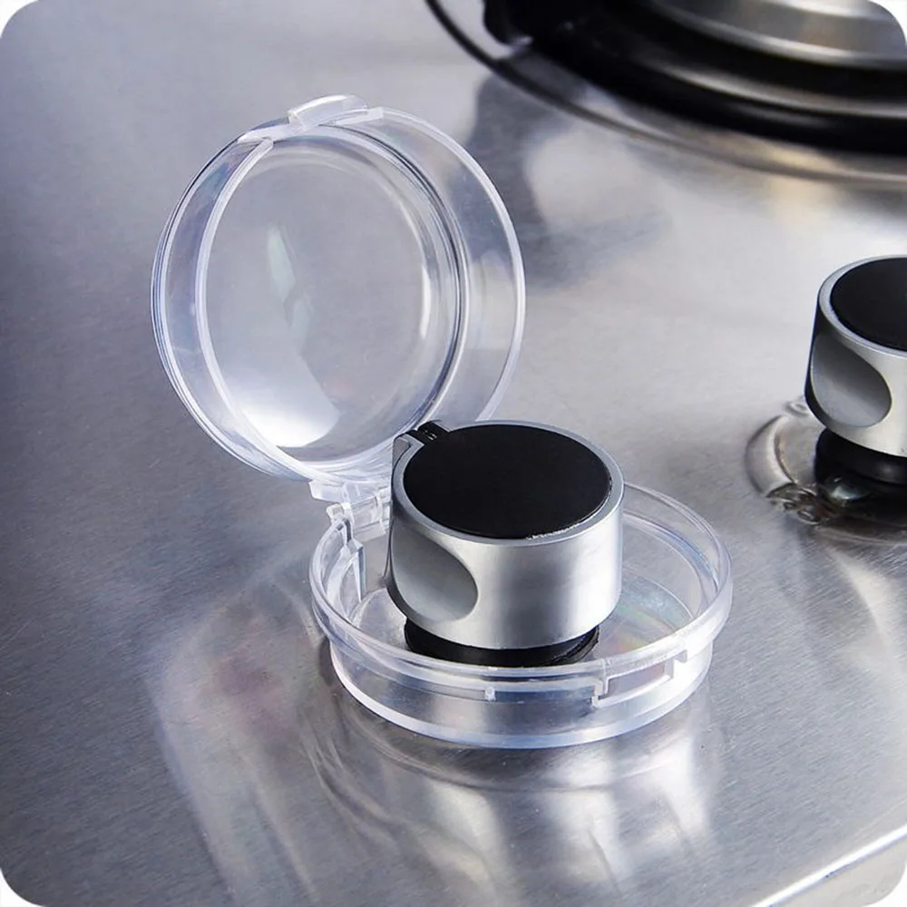 Commercial Kitchen Burner - ฝาครอบปุ่มเตาแก๊ส ป้องกันเด็กเปิดเตาแก๊ส 1/2 ชิ้น สำหรับเตาแก๊สในบ้าน ป้องกันอุบัตภัยในครัว