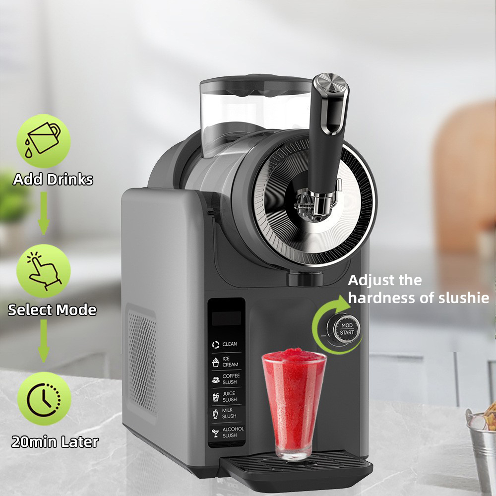 เครื่องทำน้ำแข็งปั่นแบบไม่ต้อง - Slushy Machine บทวิจารณ์และราคา